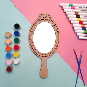 MDF Base Hand Mirror