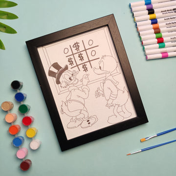 Ducktales Pre-Drawn DIY Canvas